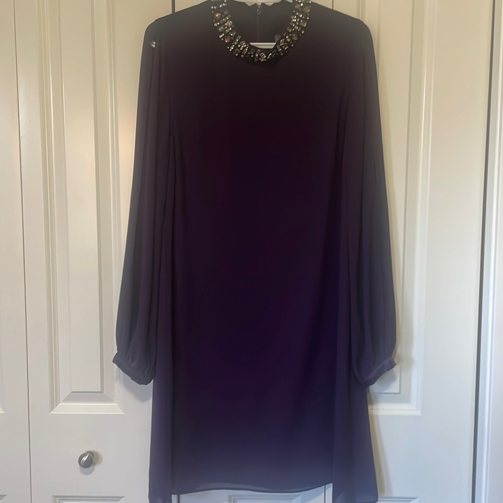 Vince Camuto Deep Purple Dress